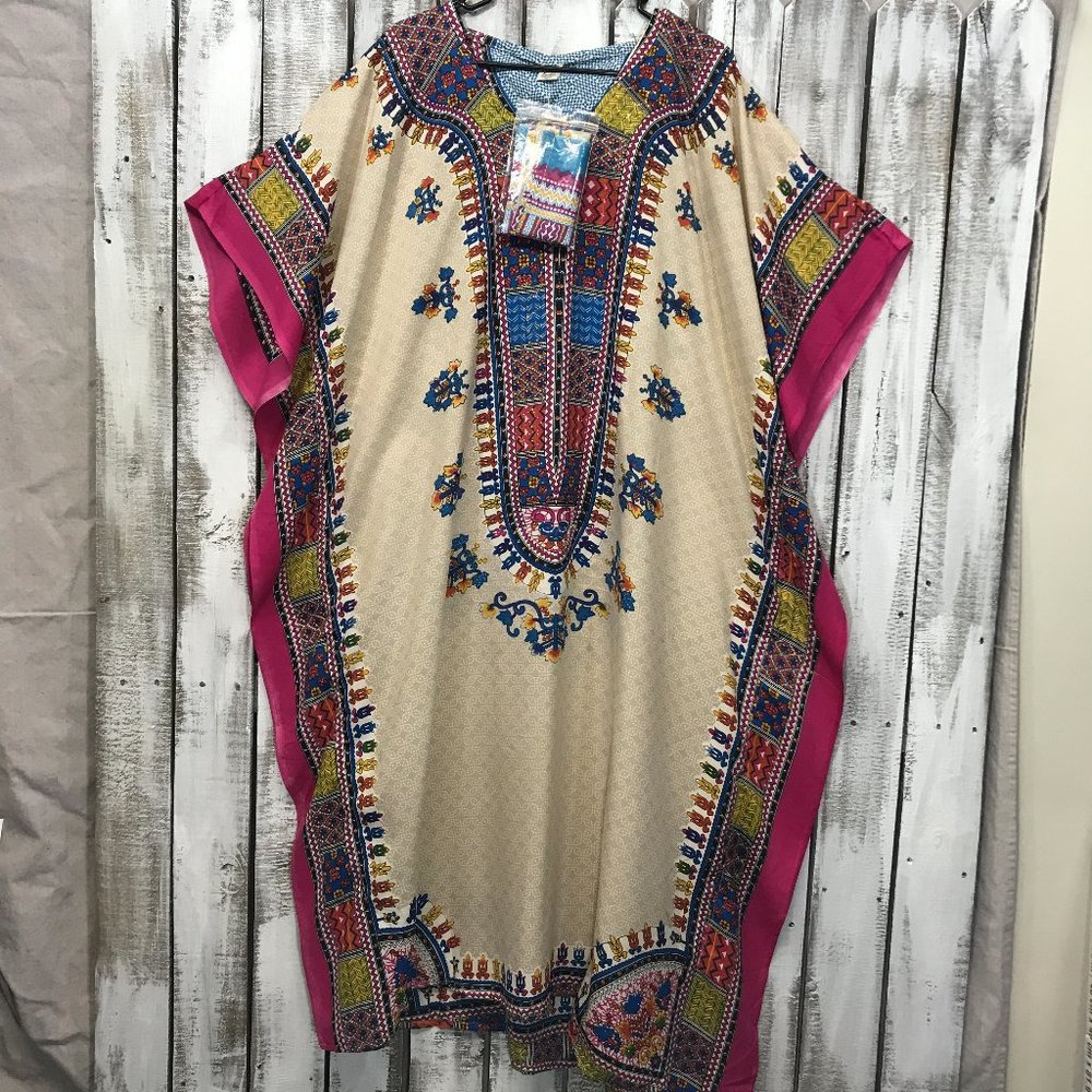 Kaftan Dresses Caftan BoHo embellished NWT Aztec